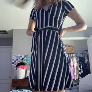 Pinstripe dress
